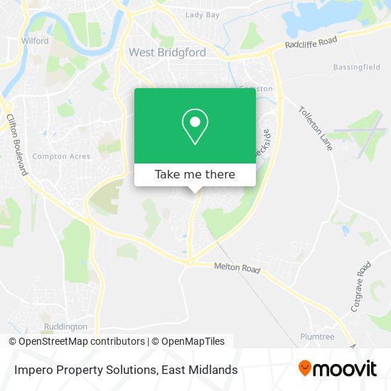 Impero Property Solutions map