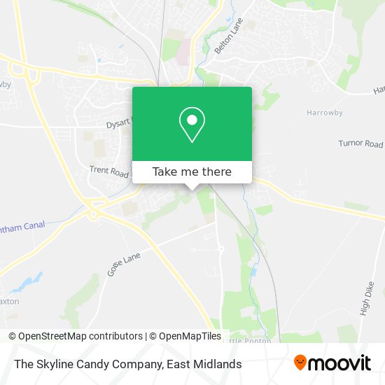The Skyline Candy Company map