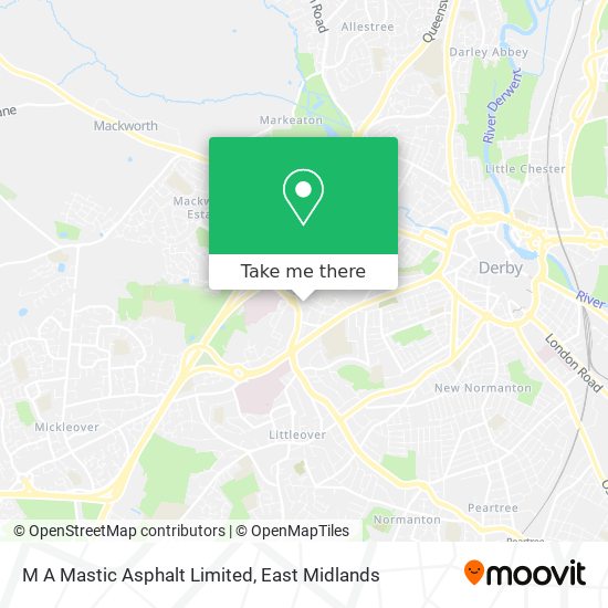 M A Mastic Asphalt Limited map