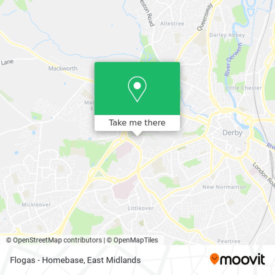 Flogas - Homebase map