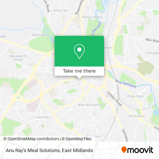 Anu Ray's Meal Solutions map