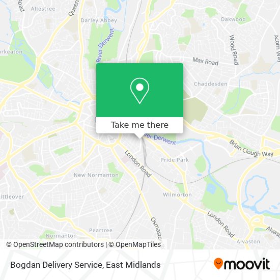 Bogdan Delivery Service map