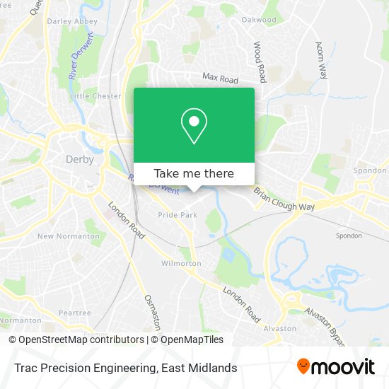 Trac Precision Engineering map