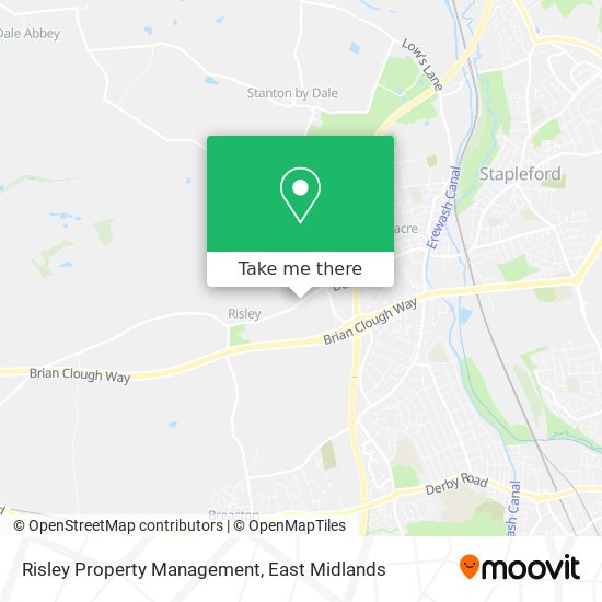 Risley Property Management map