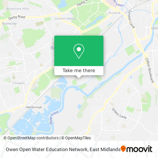 Owen Open Water Education Network map