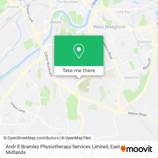 Andr E Bramley Physiotherapy Services Limited map