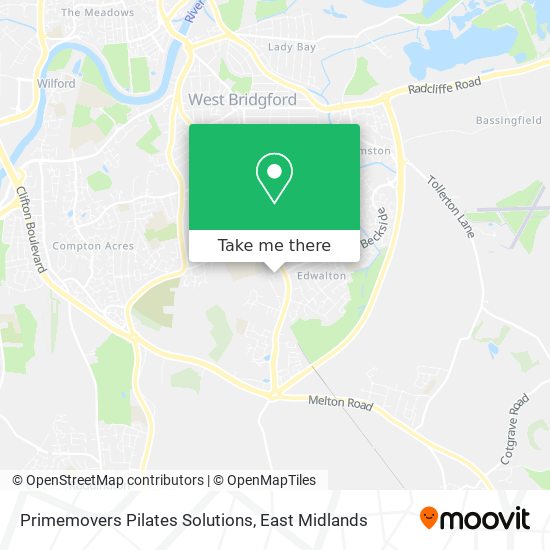 Primemovers Pilates Solutions map