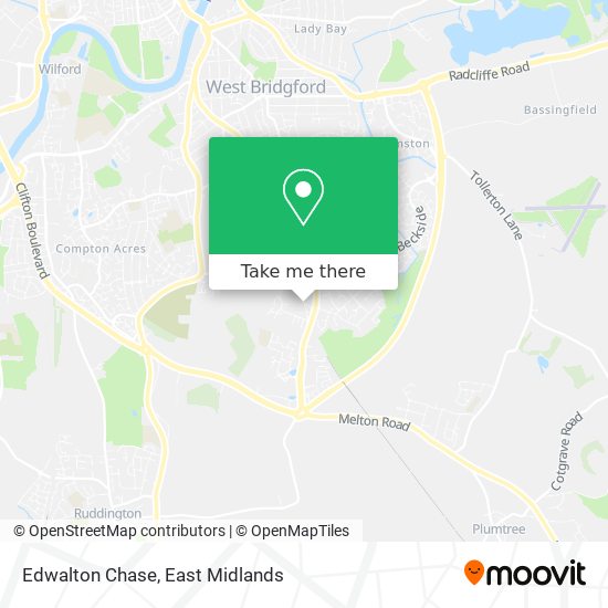 Edwalton Chase map