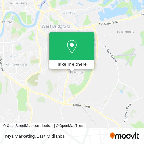 Mya Marketing map