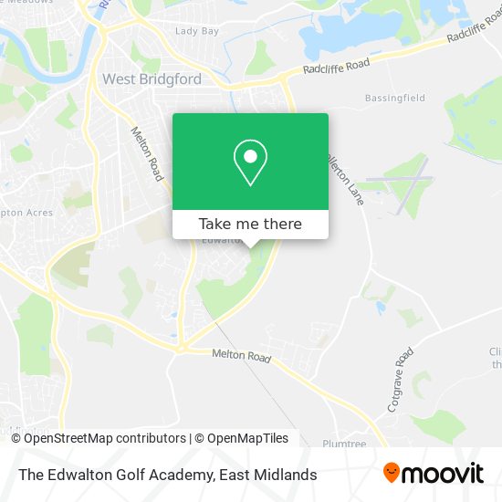 The Edwalton Golf Academy map