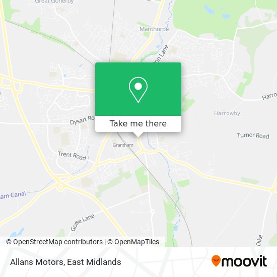 Allans Motors map