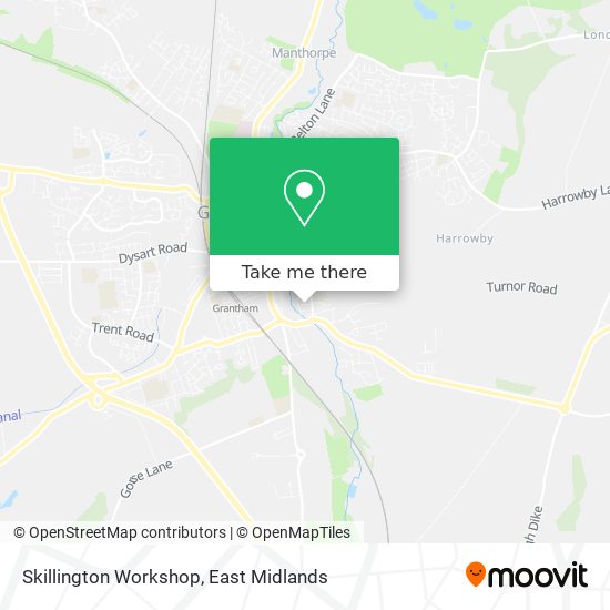 Skillington Workshop map
