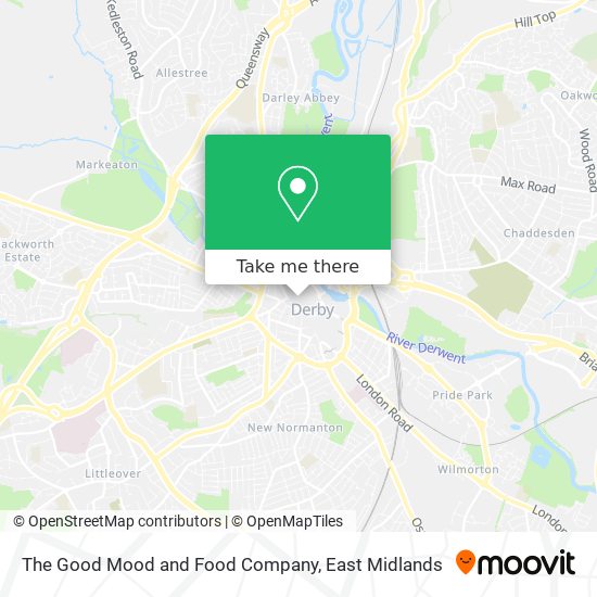 The Good Mood and Food Company map