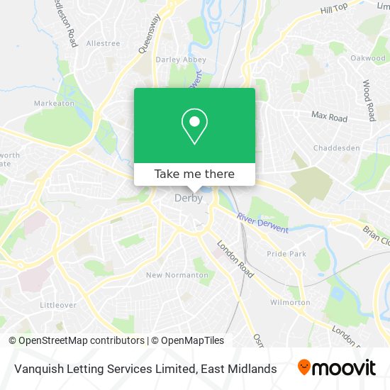 Vanquish Letting Services Limited map