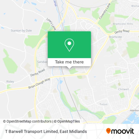 T Barwell Transport Limited map