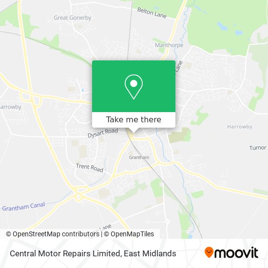 Central Motor Repairs Limited map
