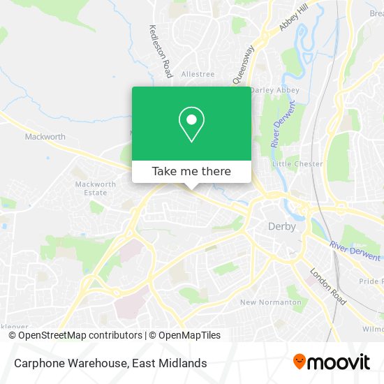 Carphone Warehouse map