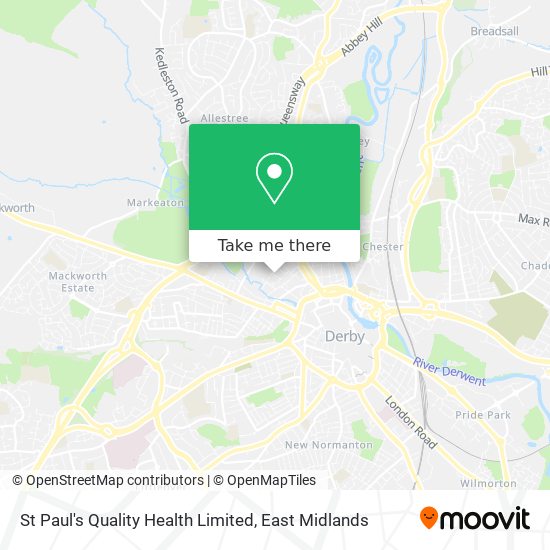St Paul's Quality Health Limited map