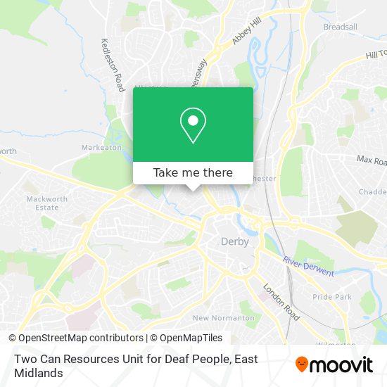 Two Can Resources Unit for Deaf People map