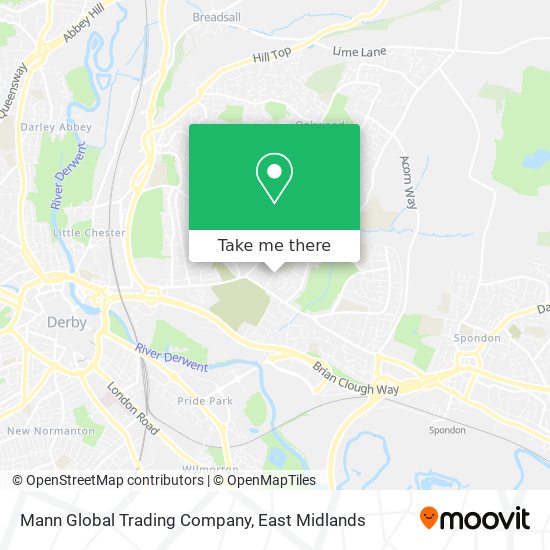 Mann Global Trading Company map