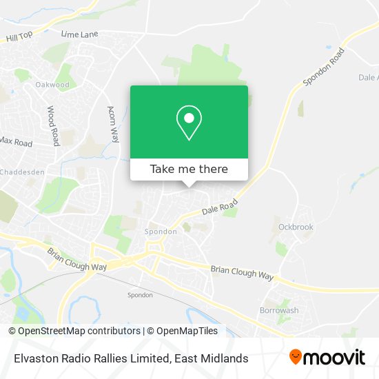 Elvaston Radio Rallies Limited map