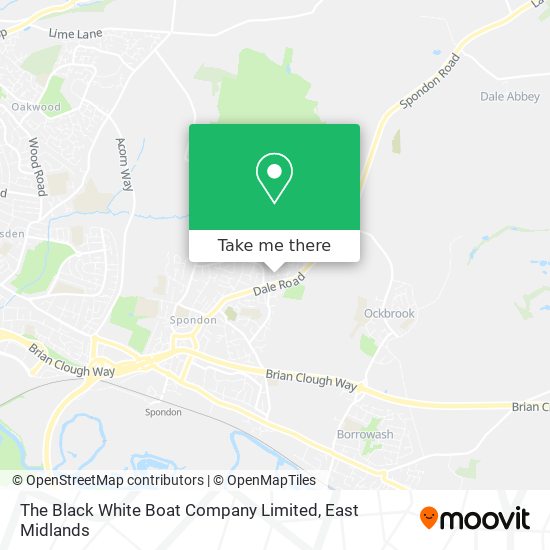 The Black White Boat Company Limited map