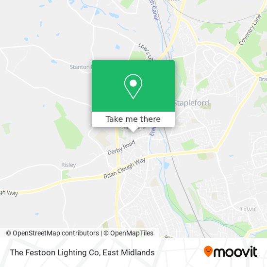 The Festoon Lighting Co map