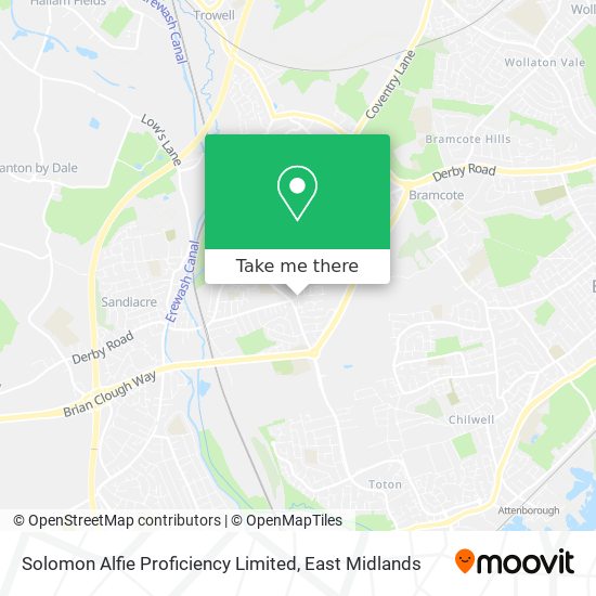 Solomon Alfie Proficiency Limited map