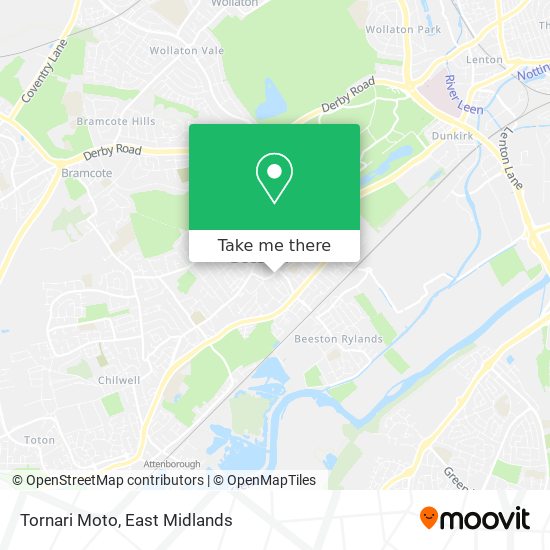 Tornari Moto map