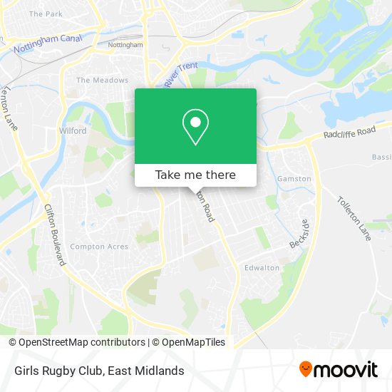 Girls Rugby Club map