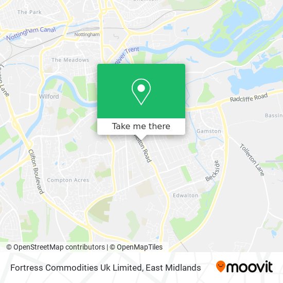 Fortress Commodities Uk Limited map