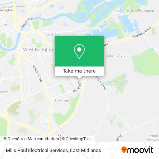 Mills Paul Electrical Services map