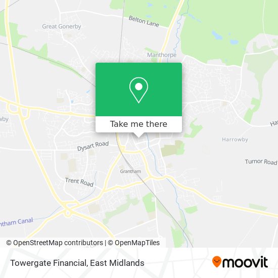 Towergate Financial map