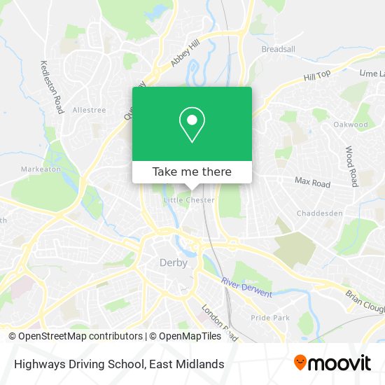 Highways Driving School map