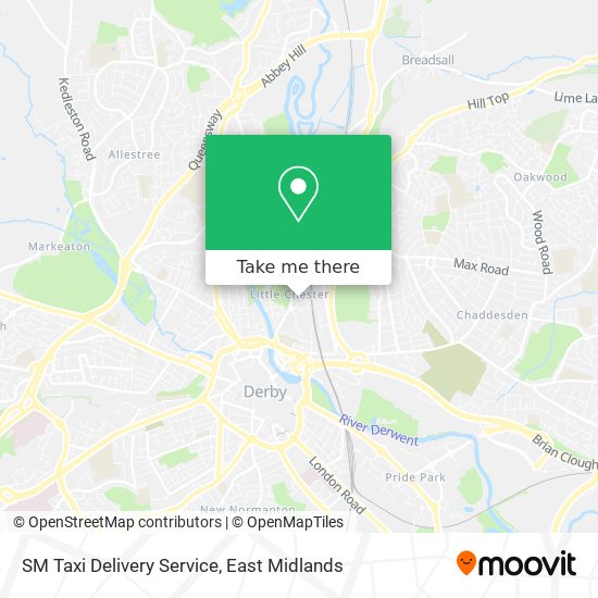 SM Taxi Delivery Service map