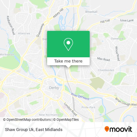 Shaw Group Uk map