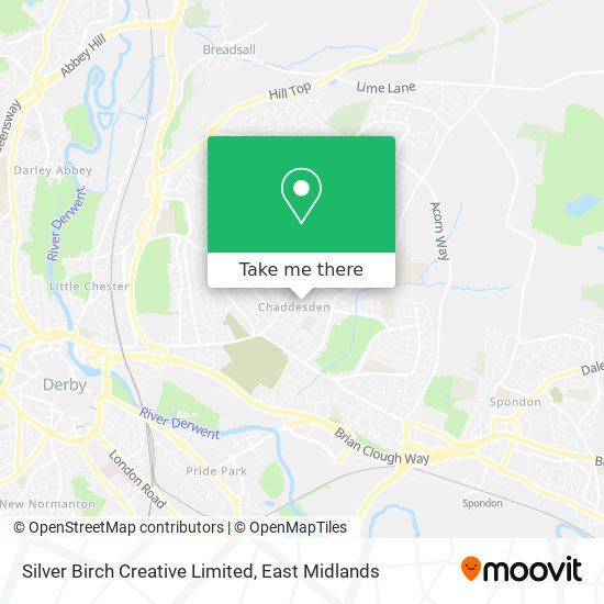 Silver Birch Creative Limited map