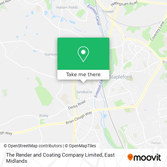 The Render and Coating Company Limited map