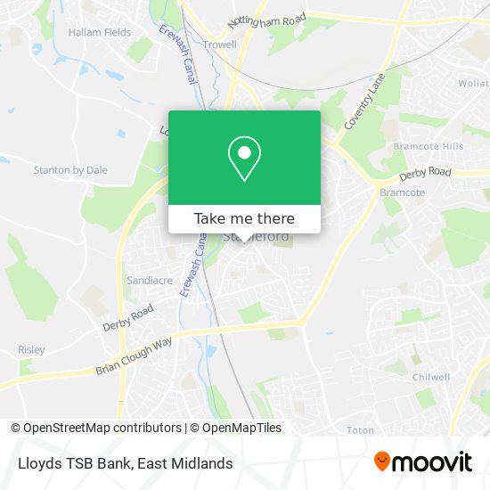 Lloyds TSB Bank map