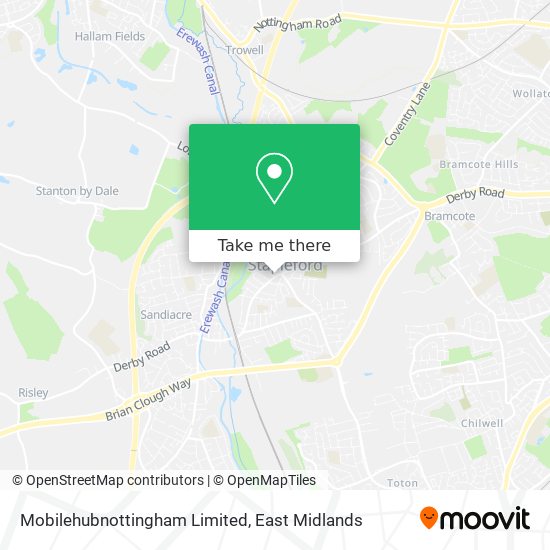 Mobilehubnottingham Limited map