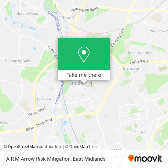 A R M Arrow Risk Mitigation map