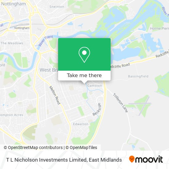 T L Nicholson Investments Limited map