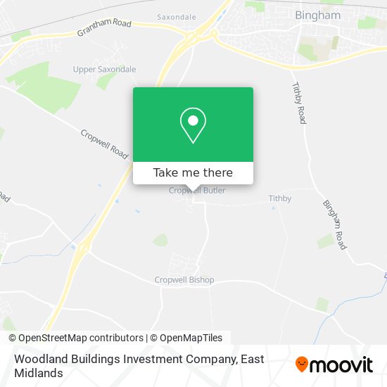 Woodland Buildings Investment Company map