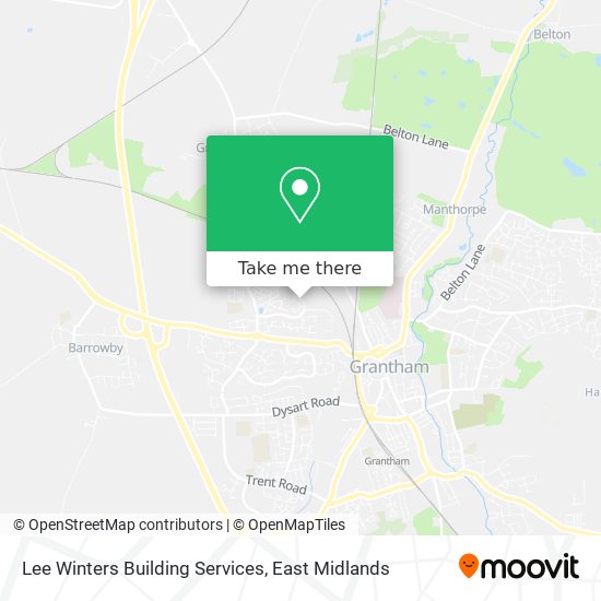 Lee Winters Building Services map