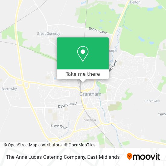 The Anne Lucas Catering Company map