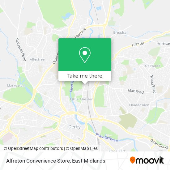 Alfreton Convenience Store map