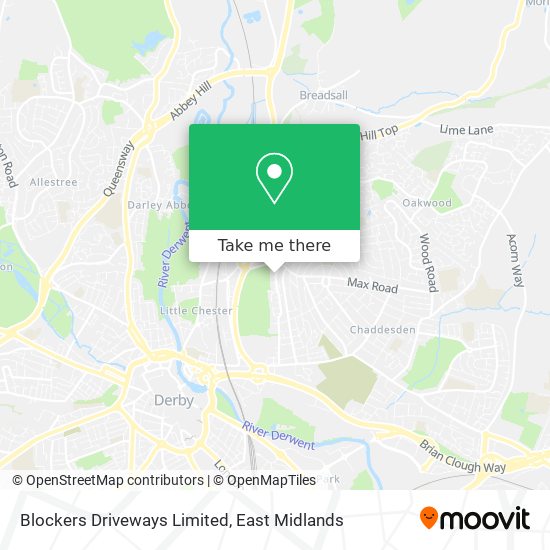 Blockers Driveways Limited map