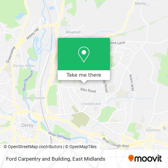 Ford Carpentry and Building map