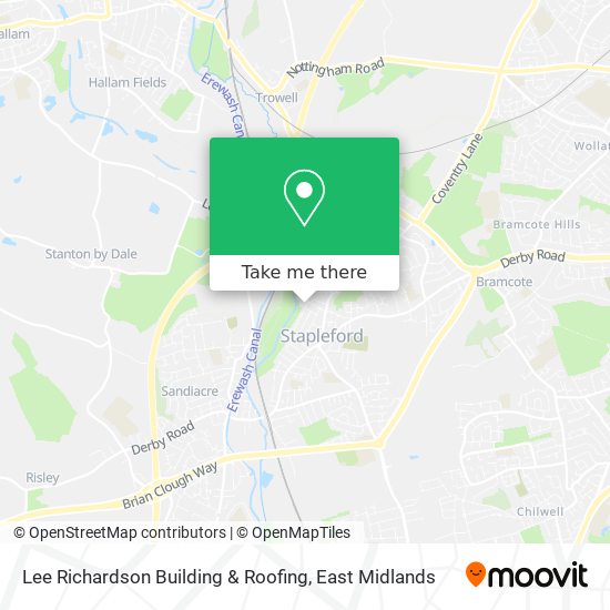 Lee Richardson Building & Roofing map