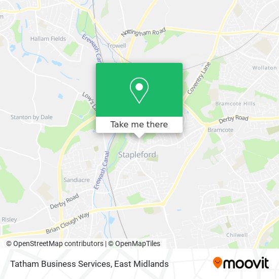 Tatham Business Services map